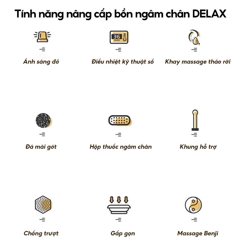 Tính năng nâng cấp của bồn ngâm chân Massage bấm huyệt BNC02