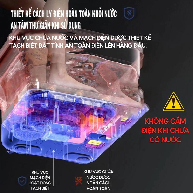 Thiết kế cách ly điện hoàn toàn khỏi nước