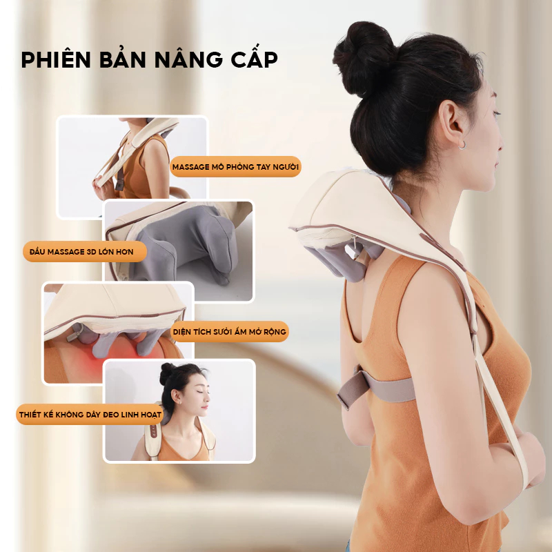 Máy Massage Cổ Vai Gáy DELAX MMC05 - Hàng Chính Hãng, Thư Giãn Cơ Và Đốt Sống Cổ - Ảnh 2