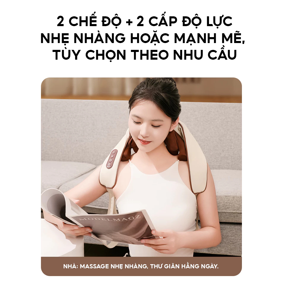 Máy Massage Cổ Vai Gáy DELAX MMC05 - Hàng Chính Hãng, Thư Giãn Cơ Và Đốt Sống Cổ - Ảnh 7