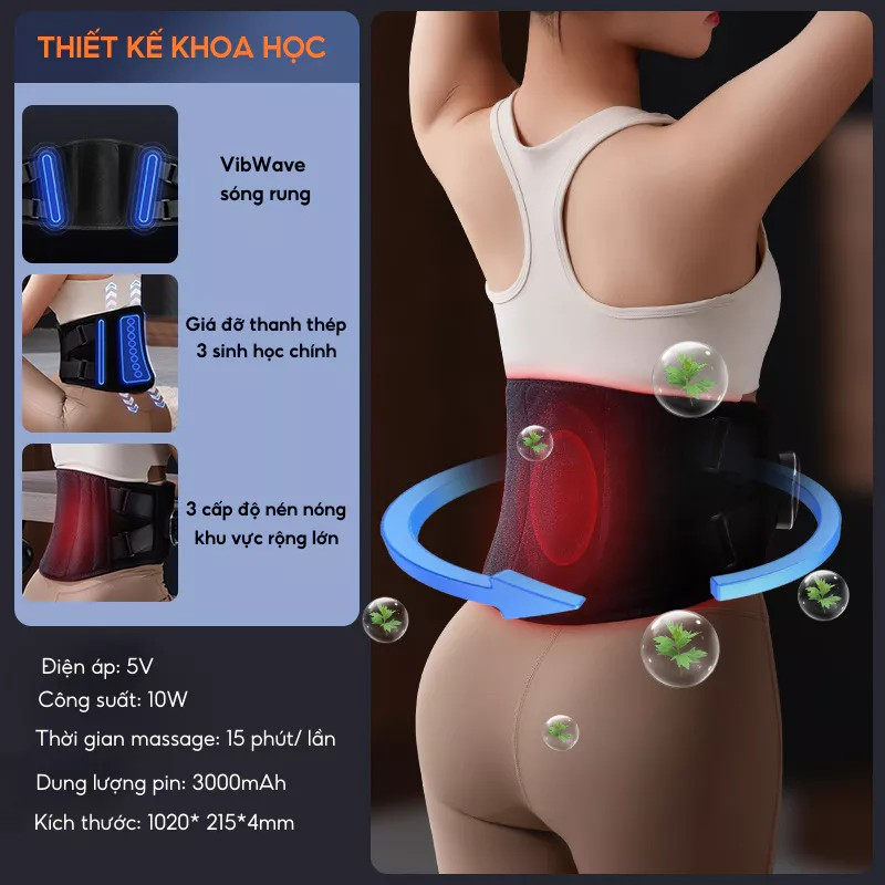 Giới thiệu về Đai massage lưng DELAX DSB04