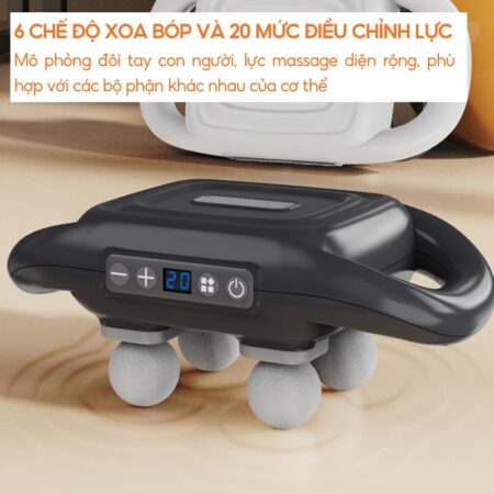 Máy Massage cầm tay SMS05 có 6 chế xoa bóp và 20 mức điều chỉnh