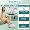 Máy Massage Chân 6D MSC05 - DELAX - Lưu Thông Khí Huyết Lòng Bàn Chân, 9 Mức Điều Chỉnh, Sưởi Hồng Ngoại
