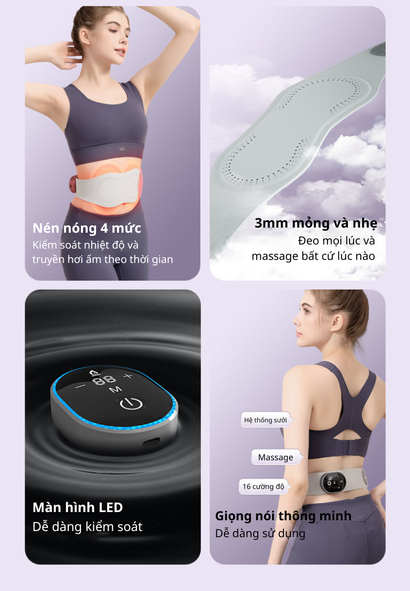 Giới thiệu về Đai massage bụng DELAX DSB03