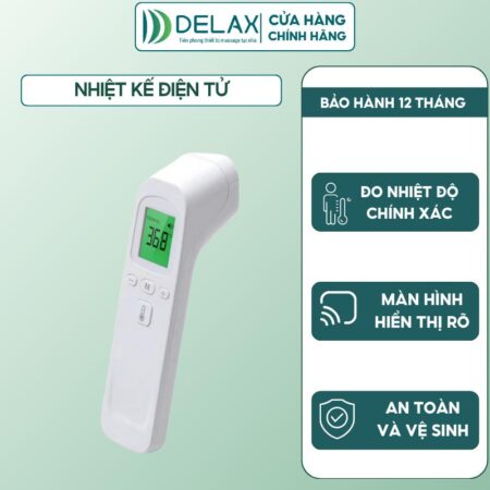 Nhiệt Kế Điện Tử NKH01 - DELAX - Đo Nhiệt Độ Cơ Thể, Chính Xác Trong 0,5s
