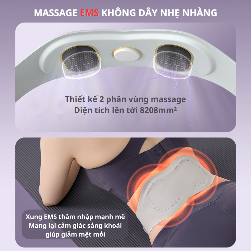 Công dụng của Đai massage bụng DELAX DSB03