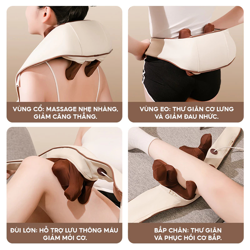 Máy Massage Cổ Vai Gáy DELAX MMC05 - Hàng Chính Hãng, Thư Giãn Cơ Và Đốt Sống Cổ - Ảnh 3