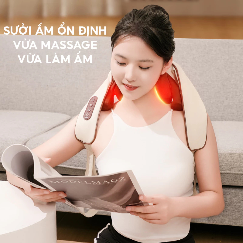 Máy Massage Cổ Vai Gáy DELAX MMC05 - Hàng Chính Hãng, Thư Giãn Cơ Và Đốt Sống Cổ - Ảnh 5