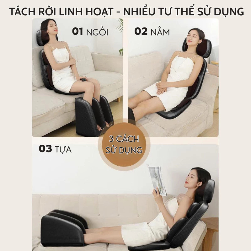 Ghế massage toàn thân DELAX GMS05 linh hoạt sử dụng