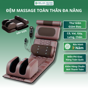 Thảm Massage Toàn Thân Đa Năng Gấp Gọn DELAX TMS01