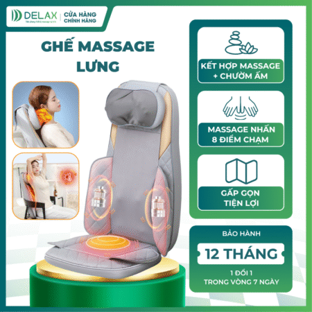 Ghế massage lưng DELAX GMS02