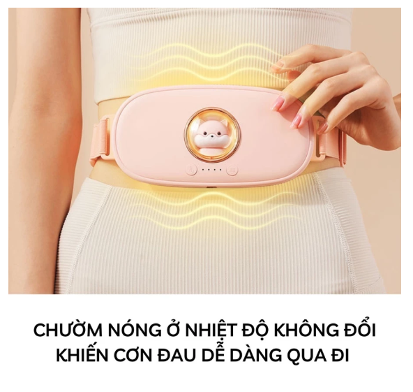 Đai massage giảm đau bụng kinh nguyệt DSB01 khiến cơn đau dễ dàng qua đi