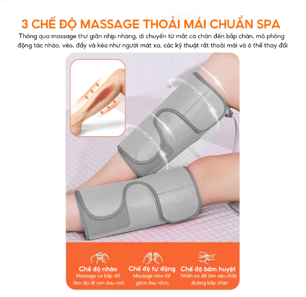3 chế độ xoa bóp thoải mái chuẩn SPA tại nhà