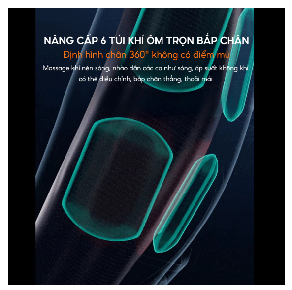 Máy Massage Bắp Chân MBC02 - DELAX - Massage Nén Khí Kết Hợp Chườm Nóng, Giảm Đau Mỏi Chân, Lưu Thông Khí Huyết Mới Nhất - Ảnh 6