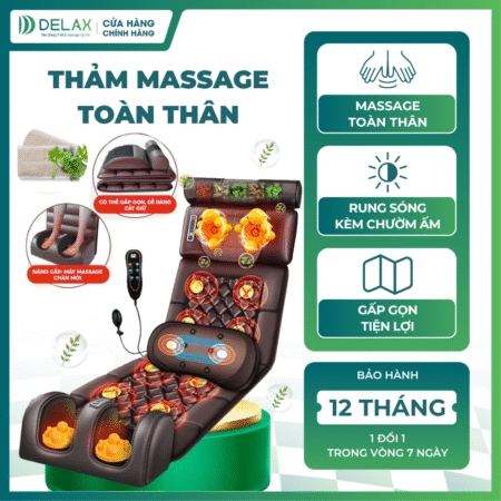 Thảm massage toàn thân DELAX TMS01