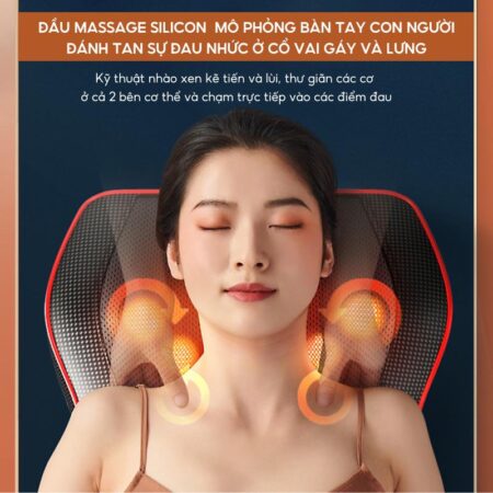 Mô phỏng bàn tay con người đánh tan sự đau nhức ở cổ vai gáy và lưng