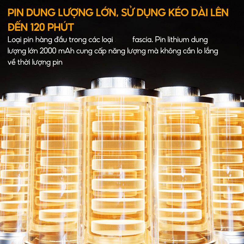 Máy Massage Cầm Tay SMS05 - DELADEP - 4 đầu massage diện tích lớn, 6 chế độ và 20 mức điều chỉnh - Ảnh 10