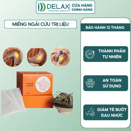Túi Ngải Cứu Thảo Dược Trị Liệu MNC01 - DELAX - Tăng  hiệu quả của các dòng máy Massage chườm ấm