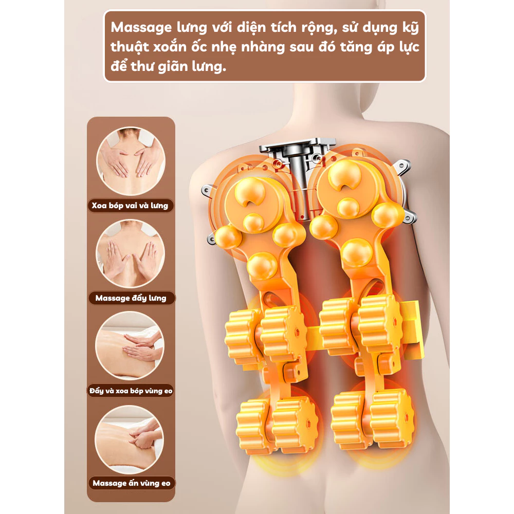 Sử dụng các kỹ thuật xoắn ốc để thư giãn vùng lưng