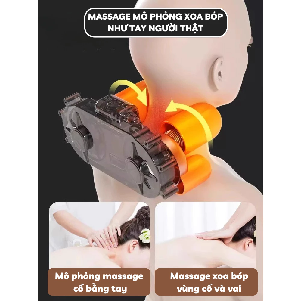 Ghế Massage toàn thân GMS01 mô phong xóa bóp như người thật