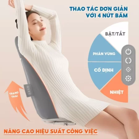 Thiết kế với chất liệu vải thoáng khí, dễ vệ sinh