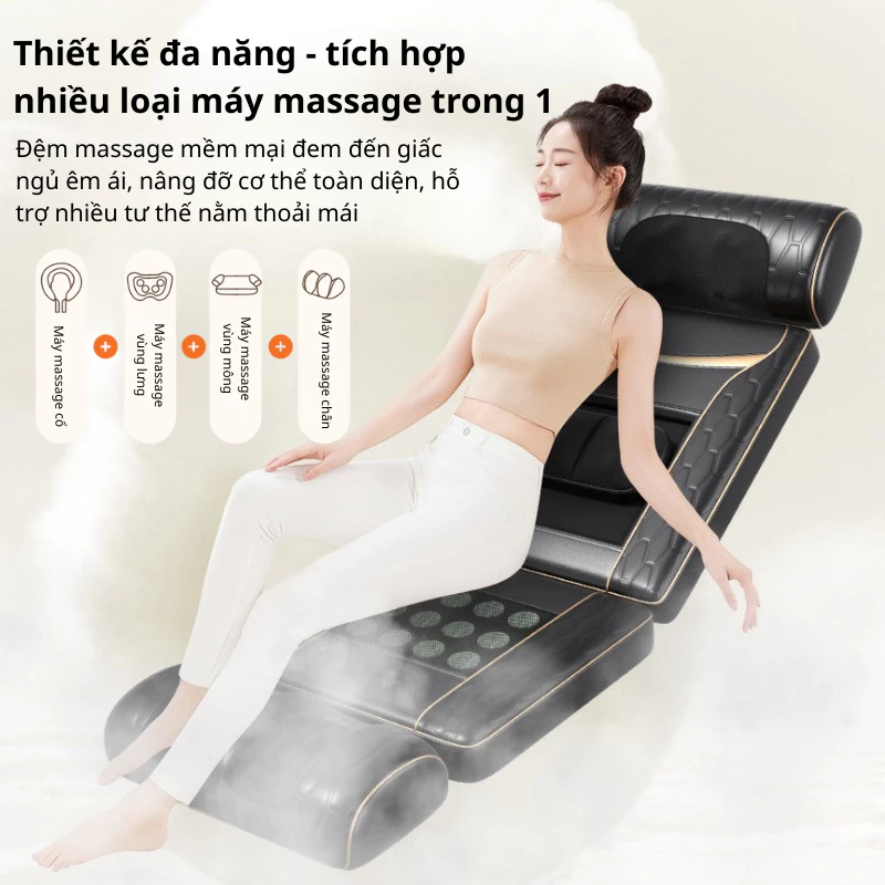 Sở hữu thiết kế đa năng, tích hợp nhiều loại máy Massage