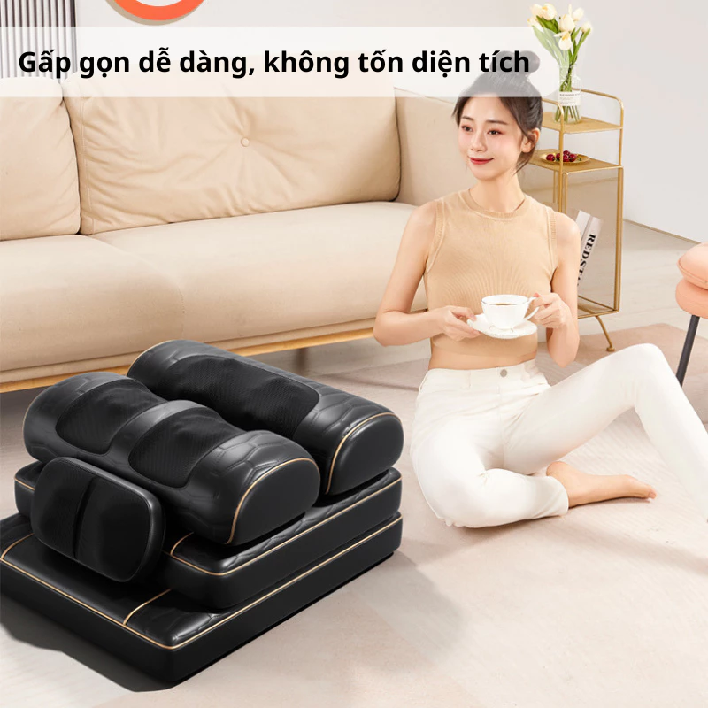 Thảm Massage Đa Năng Toàn Thân TMS02 - DELAX - Tự Động Xoa Bóp Ấn Huyệt Vùng Cổ, Lưng, Thắt Lưng, Gấp Gọn - Ảnh 6