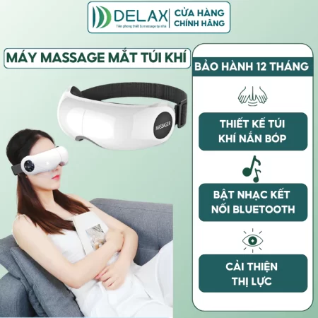 Máy massage mắt MSM02 DELAX - Mô phỏng massage bàn tay người thật