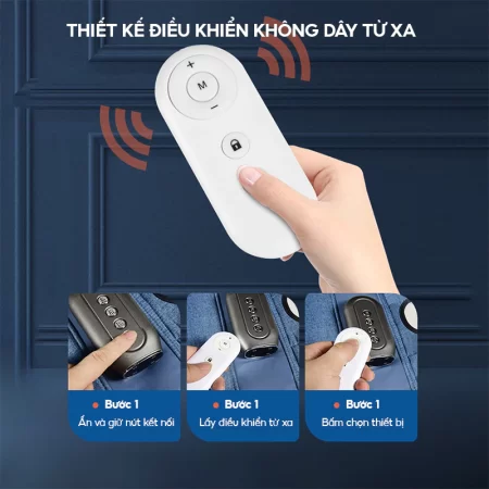 Thiết kế điều khiển không dây từ xa vô cùng tiện lợi