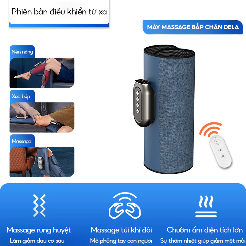 Máy Massage bắp chân bắp tay MBC01 với đầy đủ chức năng xoa bóp