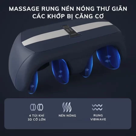 Máy Massage chân MSC04 rung nén nóng thư giãn các khớp