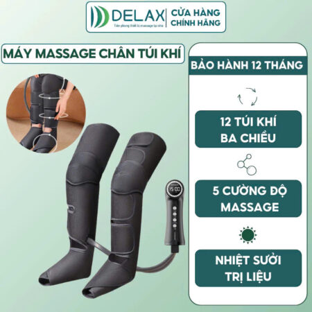 Máy Massage Chân Nén Khí MSC03 - DELAX - Hỗ trợ điều trị suy giãn tĩnh mạch