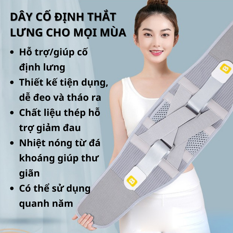 Chất liệu thoáng khí của Đai lưng định hình cột sống DELAX DTH01