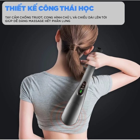 Massage công thái học của Máy đấm lưng massage DELAX MMS01