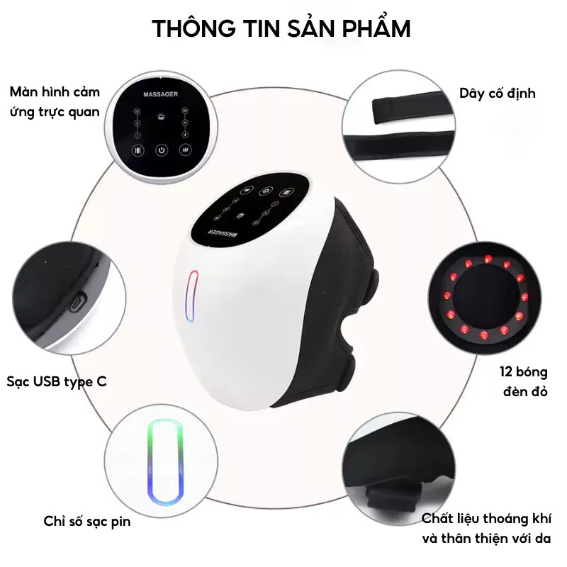 Tính năng của Máy Massage Khớp Gối DELAX MDG02