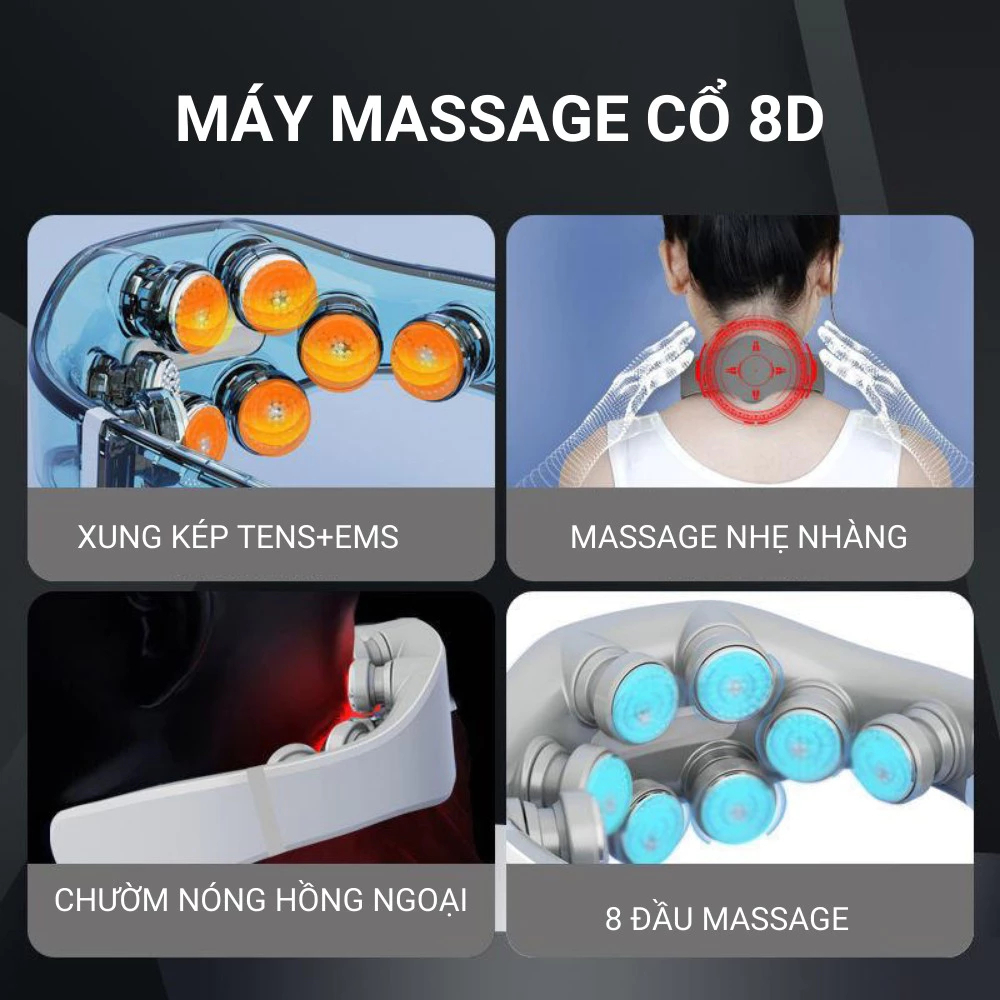 Công dụng Máy Massage Cổ Vai Gáy DELAX MMC06