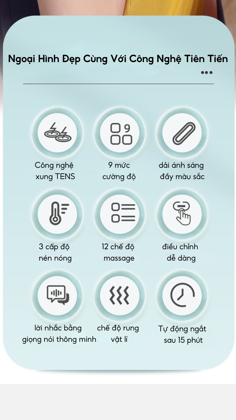 Tính năng của Máy Massage Cổ Vai Gáy DELAX MMC06