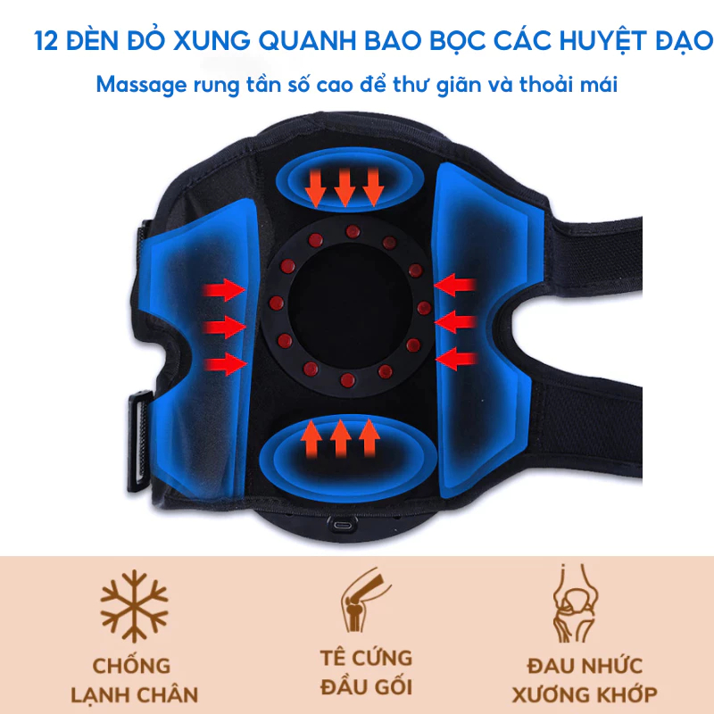 Máy Massage Khớp Gối DELAX MDG02 - Hàng Chính Hãng, Hỗ Trợ Giảm Đau Nhức Đầu Gối - Ảnh 7