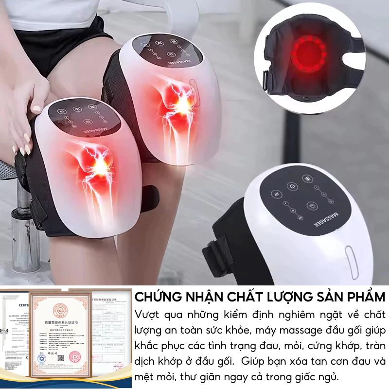 Máy Massage Khớp Gối DELAX MDG02 - Hàng Chính Hãng, Hỗ Trợ Giảm Đau Nhức Đầu Gối - Ảnh 2