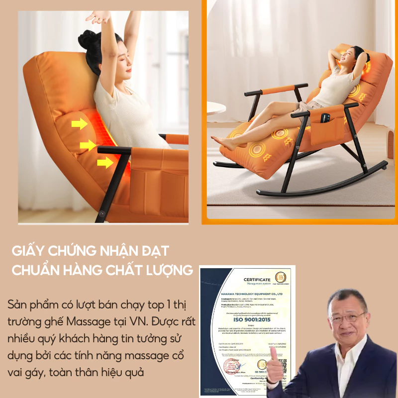 Giới thiệu Ghế Massage Toàn Thân DELAX GMS03
