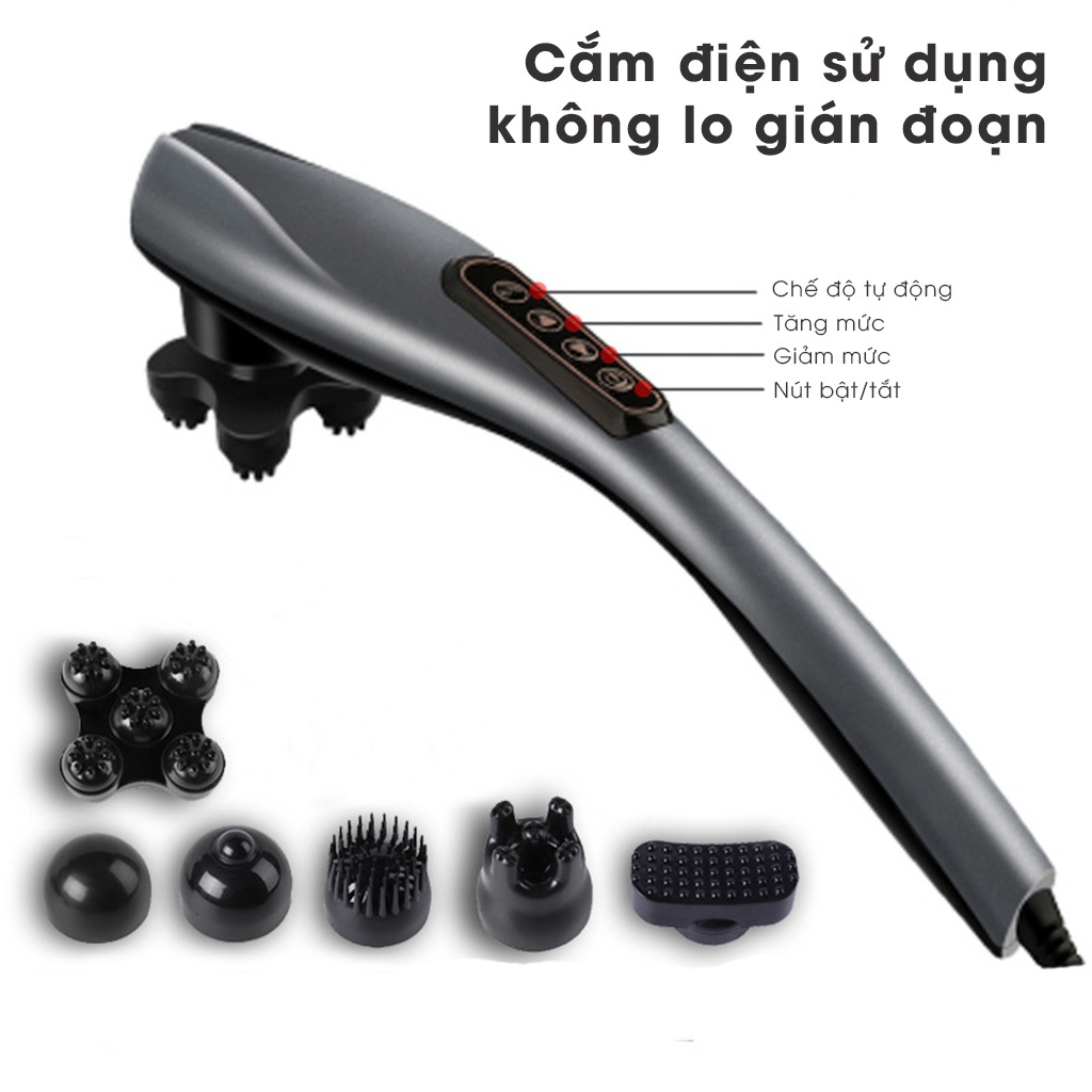 Máy đấm lưng massage DELAX MMS01 cắm điện - dùng linh hoạt