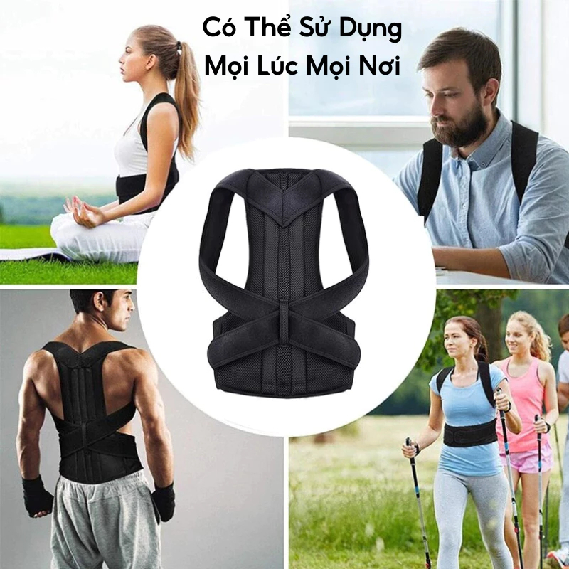 Đai chống gù lưng DELAX DCG02 gọn nhẹ, có thể sử dụng mọi lúc mọi nơi