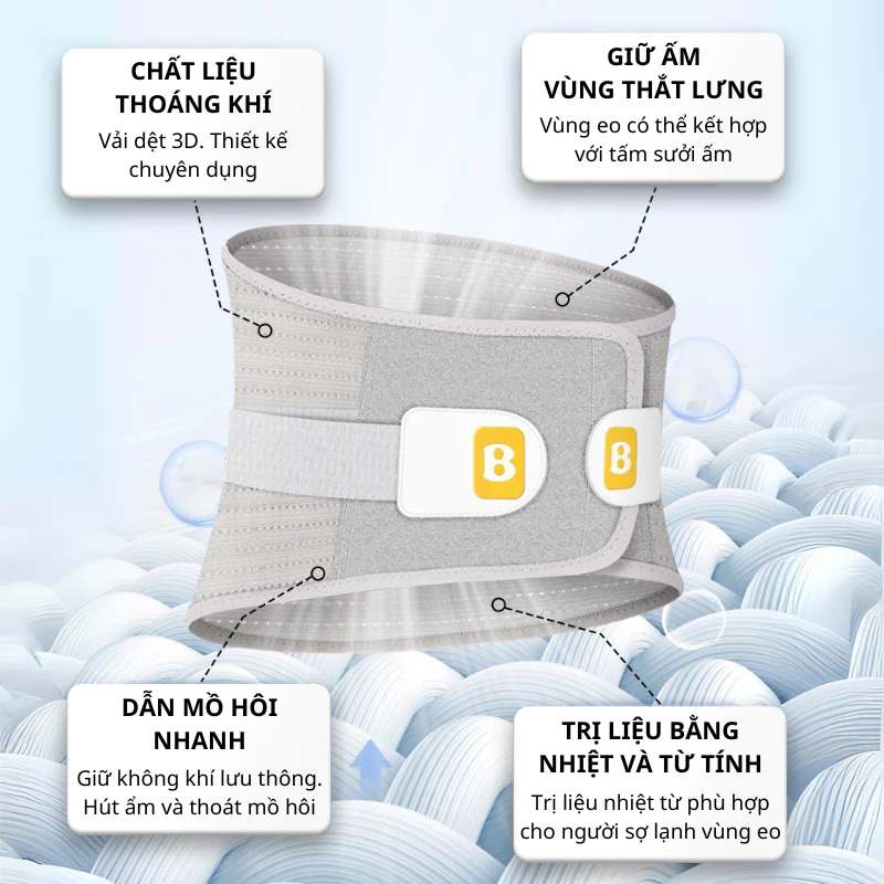 Tính năng của Đai lưng định hình cột sống DELAX DTH01