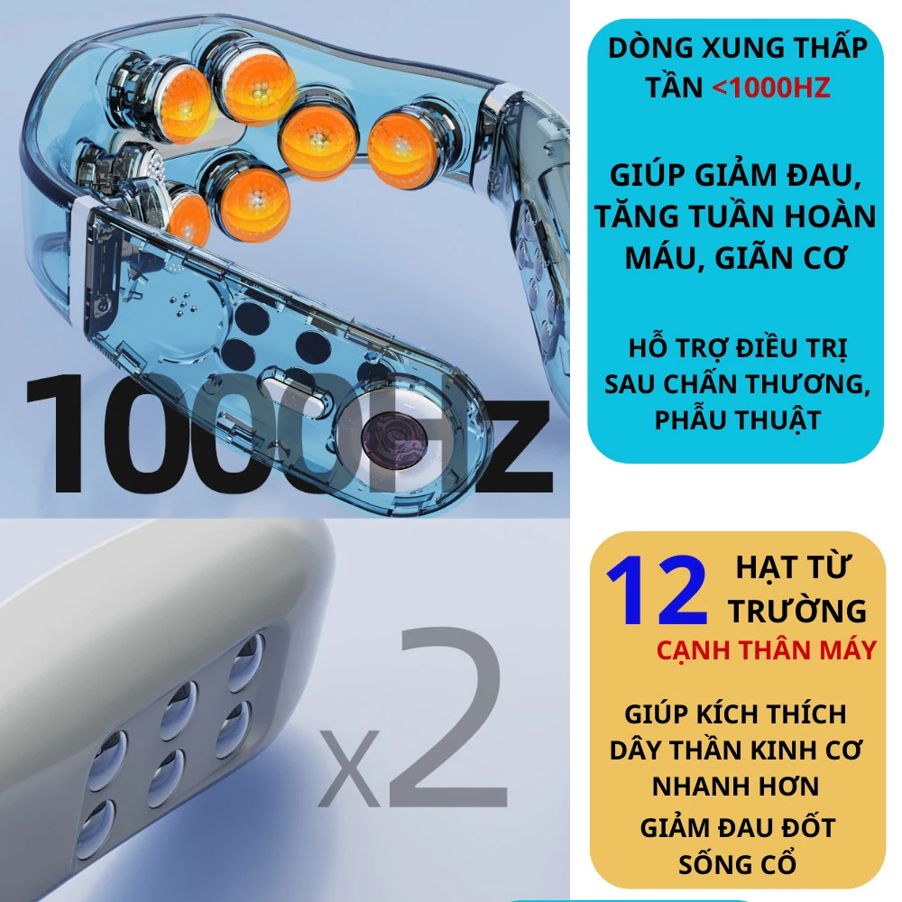 Máy Massage Cổ Vai Gáy DELAX MMC06 - Hàng Chính Hãng, Chườm Ấm Hồng Ngoại - Ảnh 7