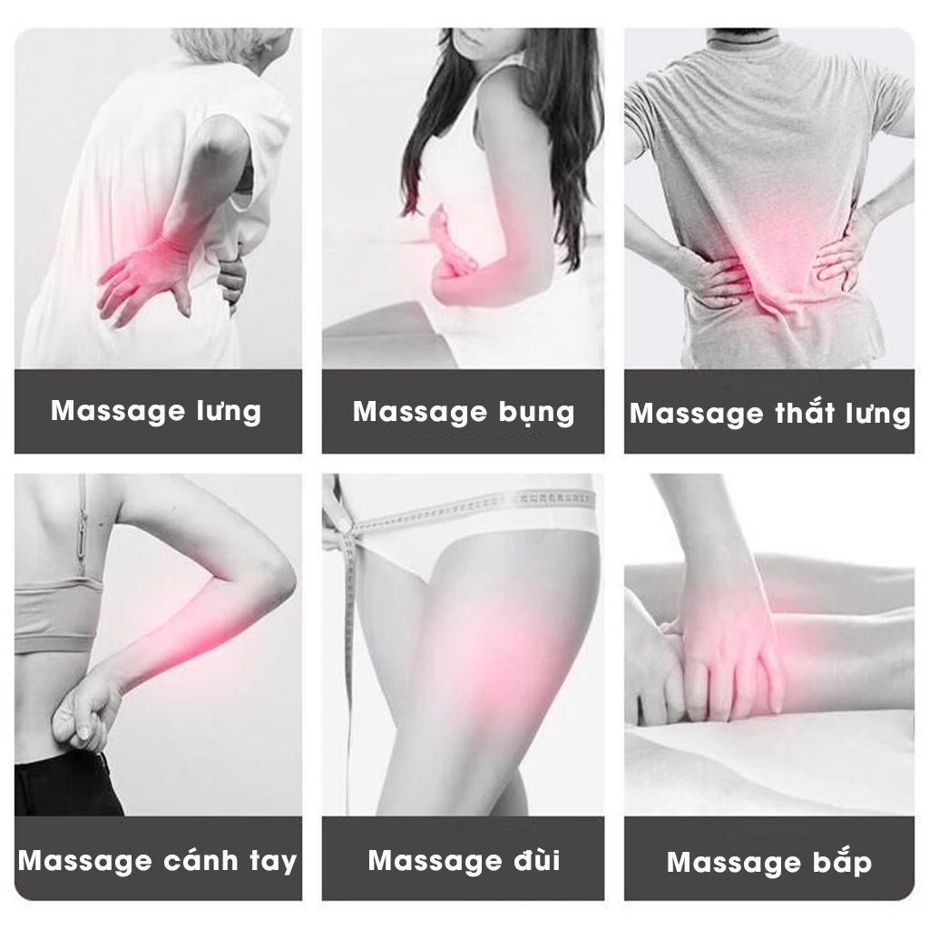 Đối tượng sử dụng của Máy đấm lưng massage DELAX MMS01