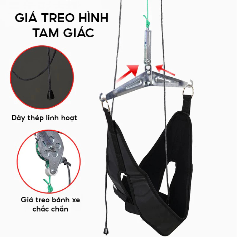 Thiết bị kéo giãn đốt sống cổ DELAX TKD01 dễ dàng lắp đặt