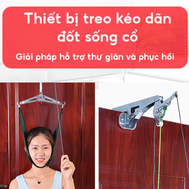 Thiết bị kéo giãn đốt sống cổ DELAX TKD01 - giải pháp hỗ trợ thư giãn