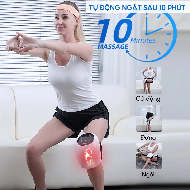 Máy Massage Khớp Gối DELAX MDG02 - Hàng Chính Hãng, Hỗ Trợ Giảm Đau Nhức Đầu Gối - Ảnh 8