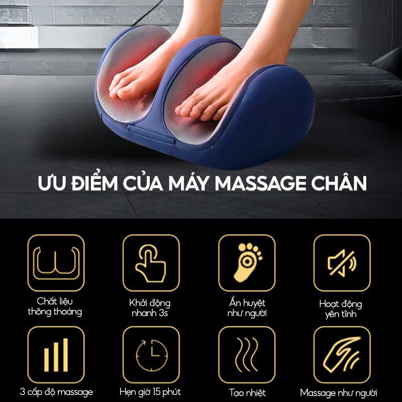 Các ưu điểm của máy massage chân Delax