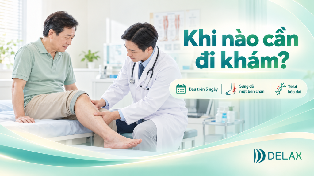 khi nào nhức mỏi chân về đêm cần đi khám